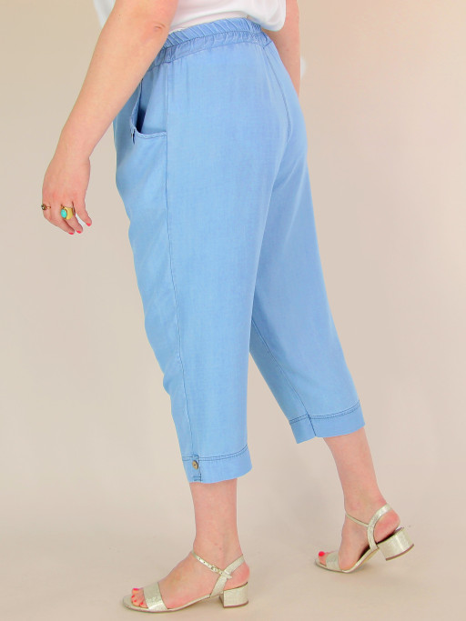 Pantacourt Jean Bleu Foncé SCOTTAGE – Taille 48 – Occasion Très Bon état