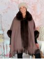 Cape manteau LIZZY chocolat