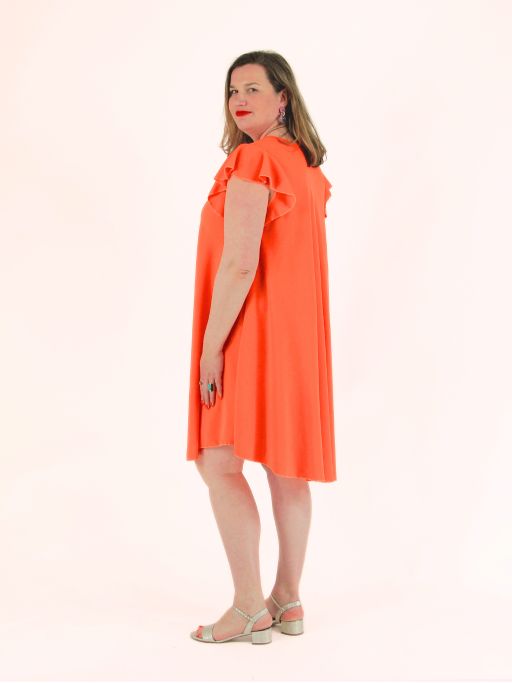 Robe T-shirt M&S Collection Orange Baggy - Taille UK 6/8 - Occasion Très Bon état - Édition Limitée