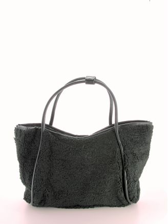 Sac cabas bouclette RENEE noir